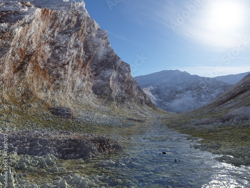 Illustration: Paesaggio montano Paesaggio montano