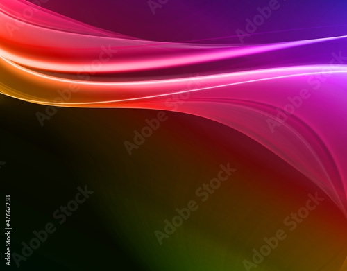Illustration: Elegant pink fractal waves Elegant pink fractal waves