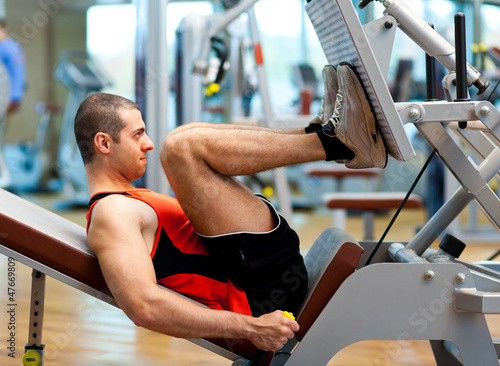 Photo: Man working out Man working out
