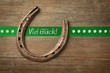 Hufeisen mit Viel Glück!