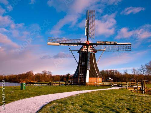 Photo: Wind Mill Netherlands Wind Mill Netherlands