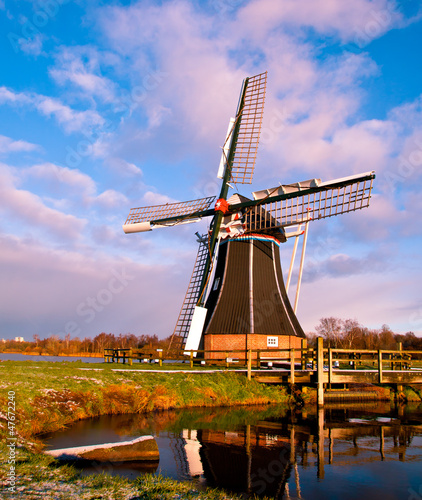 Photo: Wind Mill Netherlands Wind Mill Netherlands