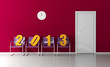 New year 2013 in the waiting room