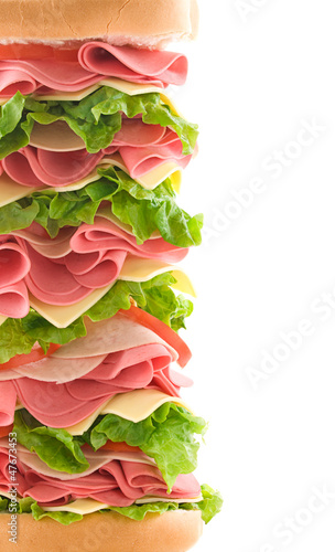 Photo: Big sandwich with space for your text Big sandwich with space for your text