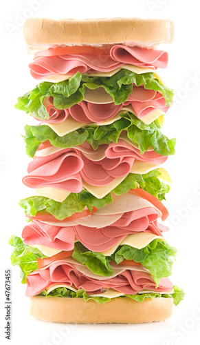 Photo: Big ham sandwich Big ham sandwich