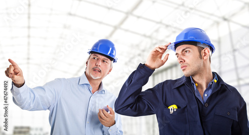 Photo: Engineers at work Engineers at work