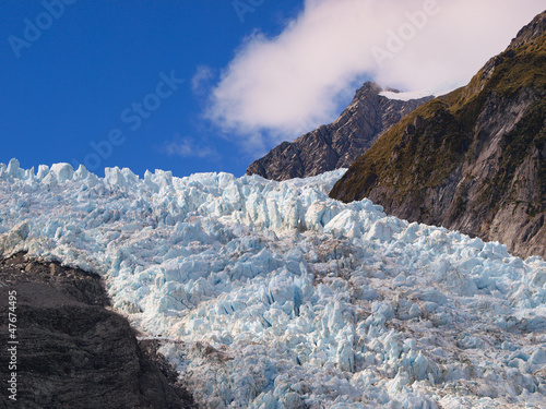 Photo: Crevasse on a glacier Crevasse on a glacier