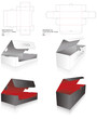 Vektor: die set of luxury boxes die set of luxury boxes