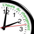 Horloge heure du changement