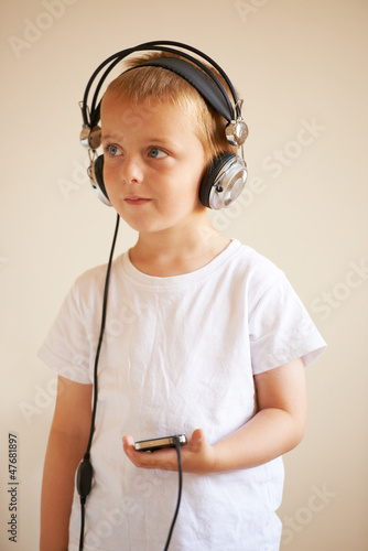 Photo: He enjoys music He enjoys music