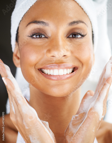 Photo: Trying out some new face wash Trying out some new face wash