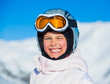 Young girl in a ski wear