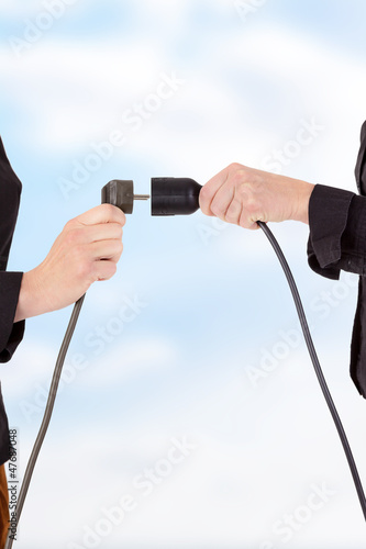 Photo: Power cable with connector Power cable with connector
