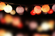 colorful light bulbs