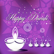 Abstract vector card design with shiny color for Diwali festival