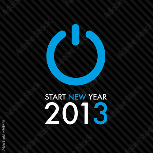 Vector: Happy New Year – Frohes Neues Jahr - Silvester Happy New Year – Frohes Neues Jahr - Silvester