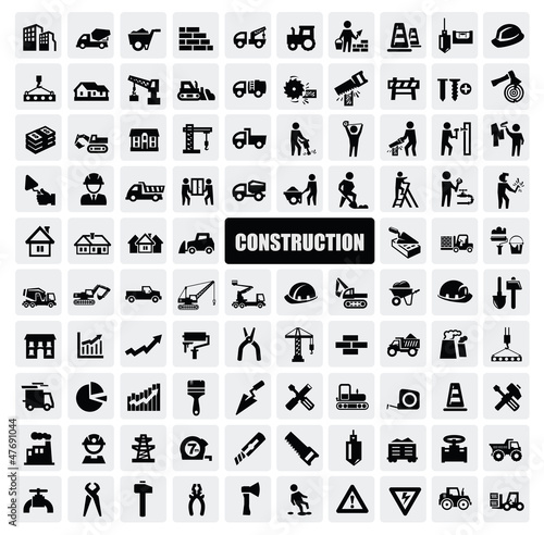 Vector: construction icon construction icon
