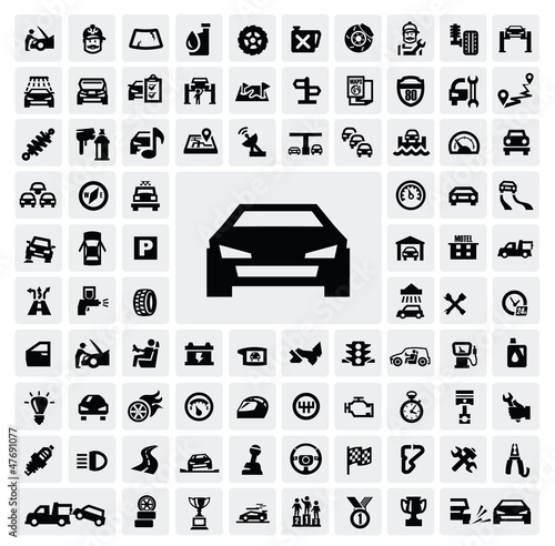 Vector: auto icons auto icons