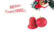 Christmas composition with sample text