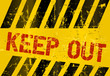 Vector: Danger Sign "Keep Out", vector illustration Danger Sign "Keep Out", vector illustration