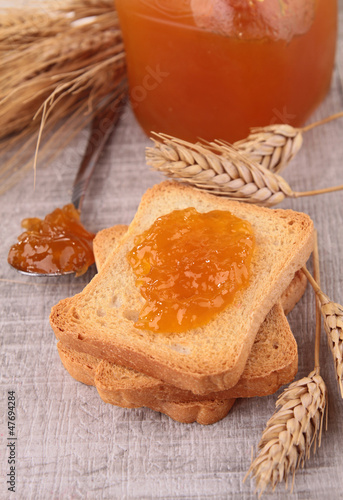 Photo: bread and jam bread and jam