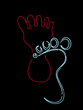 Massage neon sign