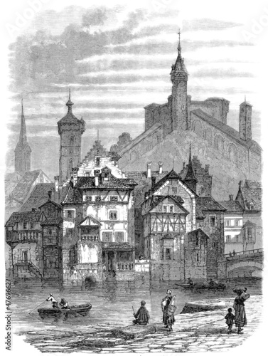 Illustration: Beautiful medieval City Beautiful medieval City