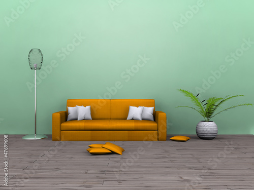 Illustration: Living room Living room