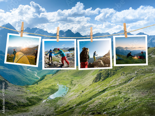 Photo: couple hiking couple hiking