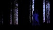 Horror scene of a scary woman