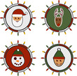 Vector: christmas characters christmas characters