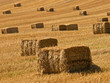 Photo: Straw bales background Straw bales background