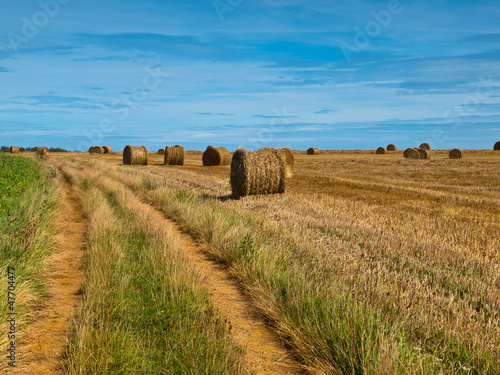 Photo: straw bales trail straw bales trail