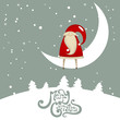 Vektor: Christmas card Christmas card