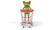 Fun frog shopping