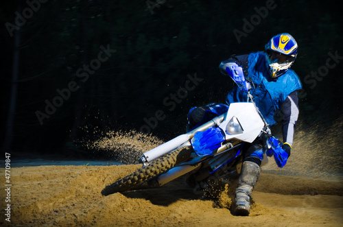 Photo: Enduro bike rider Enduro bike rider