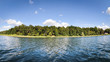 Lanskie Lake on Masuria region in Poland