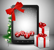 Tablet in Christmas spirit