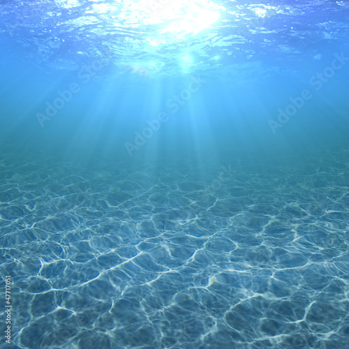 Illustration: Clear, pure and transparent water in a swimming pool Clear, pure and transparent water in a swimming pool