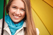 Girl with Color umbrella