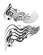 Music theme. Vector illustration.