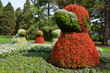 Duck sculpture. Mainau island, Germany