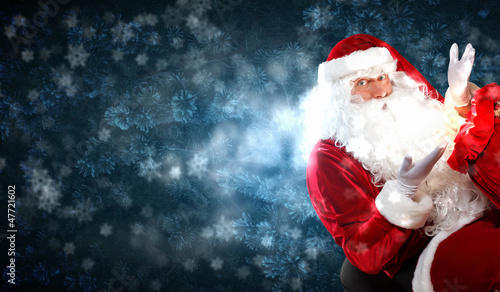 Photo: christmas theme with santa christmas theme with santa