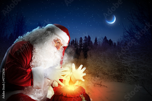 Photo: christmas theme with santa christmas theme with santa