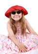 Cute funny little girl