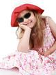 Cute funny little girl