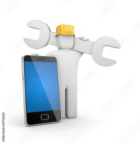 Illustration: Mobile phone Mobile phone