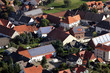 Luftbild eines Dorfes