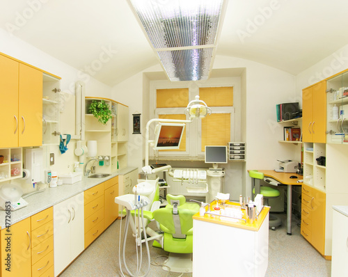 Photo: Modern consukting room in dental clinic Modern consukting room in dental clinic