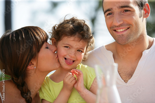 Photo: Portrait of a loving family Portrait of a loving family